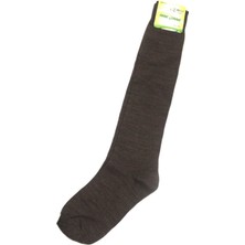 Emre Kadın Için Kahve Renk Diz Altı Anne Çorabı 217