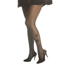 Vog Ince Desenli Külotlu Ester Siyah 2