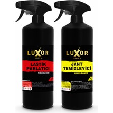 Luxor Kimya Gold Serisi Lastik Parlatıcı ve Jant Temizleyici 473 ml + Sünger