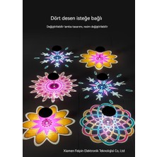 Fepim Güneş Projektör Işığı Dış Mekan Su Geçirmez Bahçe Lambası (2 Adet) (Yurt Dışından)