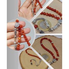 Akik Taşı 33LÜK Tesbih 6mm (7666)