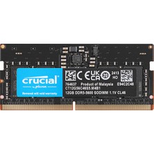 Crucial Ntb 12GB 5600MHZ Ddr5 CT12G56C46S5 So-Dimm Ram