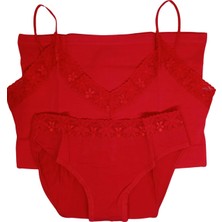 2044 Dantelli Ip Askılı Bikini Tk