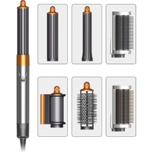 Jhy X9 Gri 6in1 Saç Şekillendirici Kullanıma Uygun 40 mm Maşa Çapı ile Farklı Saç Stilleri