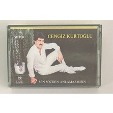 Cengiz Kurtoğlu Sen Sözden Anlamazmısın Kaset (Orjnal 1984 Dönem Kağıt Baskı Kaset)