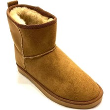 Jump Mille Kürklü Kadın Bot Midi Taba Bot 308-02 Seri Sonu