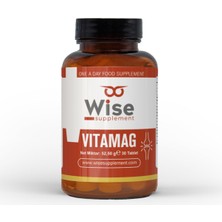 WiseLab Vıtamag Magnezyum + Vitamin B6 + Vitamin K + Vitamin D3 30 Tablet