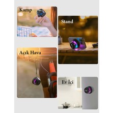 Manyetik Mıknatıslı Kablosuz Hoparlör Mini Bass Speaker Bluetooth