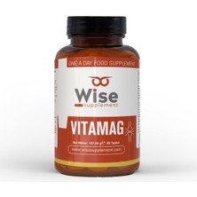 WiseLab Vıtamag Magnezyum + Vitamin B6 + Vitamin K + Vitamin D3 90 Tablet