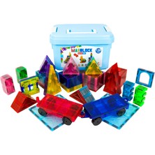 Magblock 3D Manyetik Bloks Zeka Geliştirici Oyuncak - 128 Parça