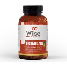 WiseLab Bromelian 500MG & Krom Pikolinat 200 Μg 60 Kapsül