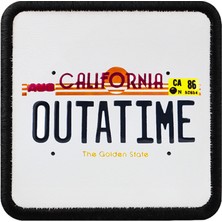 V1 California Outatime - 1bs Kod Logolu Unisex Beyaz- Siyah Bench (Patch)