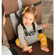 Revu Baby Portatif Kumaş Mama Sandalyesi Taşınabilir Ayarlanabilir Mama Sandalyesi