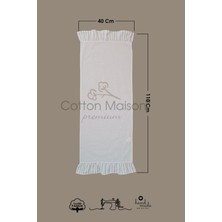 Cotton Maison Runner Fırfırlı Retro 40 x 110  cm