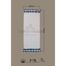 Cotton Maison Runner Fırfırlı Retro 40 x 110  cm