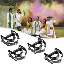 Echo Chicly Adet 9 Inç Çift Sıralı Tef Metal Jingle Elde Taşınabilir, Gösterildiği Gibi (Yurt Dışından)