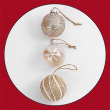Echo Chicly El Yapımı Dantel Noel Topu, 5 (Yurt Dışından)