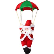 Echo Chicly Paraşüt Noel Baba Açık Hava Noel Baba Bebek Kolye Yeni Yıl Dekoru (Yurt Dışından)