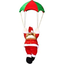Echo Chicly Paraşüt Noel Baba Açık Hava Noel Baba Bebek Kolye Yeni Yıl Dekoru (Yurt Dışından)