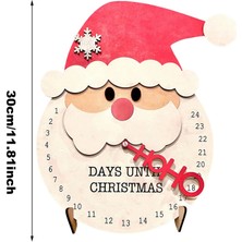 Echo Chicly Noel Advent Koleksiyonu Dekoratif ve Tekrar Kullanılabilir, 11,8 Inç, Noel Baba Sakalı C (Yurt Dışından)