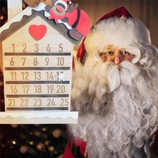 Echo Chicly Noel Advent Koleksiyonu Dekoratif ve Tekrar Kullanılabilir, 11,8 Inç, Noel Baba Sakalı C (Yurt Dışından)