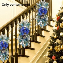 Echo Chicly Noel Çelengi Kolye Çelengi Noel Dekorasyonu Mavi (Yurt Dışından)