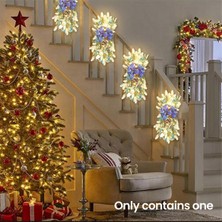 Echo Chicly Noel Çelengi Kolye Çelengi Noel Dekorasyonu Mavi (Yurt Dışından)
