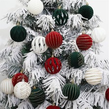 Echo Chicly Tatil Düğünü Noel Ağacı Süslemesi Için Asılı Top C (Yurt Dışından)