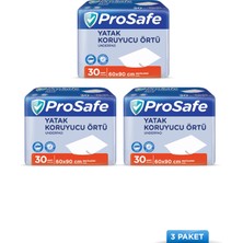 Prosafe Yatak Koruyucu Örtü 30'lu X3