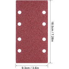 Decisive 40 Parça Zımpara Kağıdı Seti Zımpara Kağıdı Pedleri Delikli 8 Çeşitli Tane Boyutu 40/60/80/120 Eksantrik Zımpara Makineleri Için (Yurt Dışından)