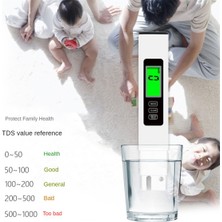 Decisive Tds Metre Dijital Su Test Cihazı - 4'ü 1 Arada Hızlı ve Doğru Tds Sıcaklığı (°c, °f) ve Ec Metre, Su Kalitesi Test Cihazı (Yurt Dışından)