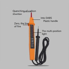 Decisive 8 In 1 Test Cihazı Gerilim Ac Dc 6-380 V Oto Elektrik Kalem Dedektörü Elektrikçi Test Gerilimi Aracı Için LED Işık ile (Yurt Dışından)