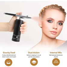 Decisive Airbrush Kiti Şarj Edilebilir Akülü Airbrush Kompresörü, 30PSI Yüksek Basınç, Taşınabilir El Airbrush Tabancası, Airbrush Seti (Yurt Dışından)