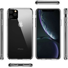 Mobify iPhone 13 Pro Max Kılıf Sert Yapılı Şeffaf Farlas Silikon Kapak