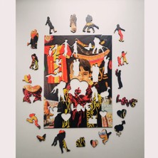 Kidewo Kişiye Özel Fotoğraflı Ahşap Puzzle - Sevgiliye Hediye Yapboz- Özel Kalp Temalı -