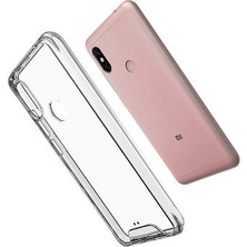 Mobify Redmi Note 6 Pro Kılıf Şeffaf ve Sert Sararmaz Narvik Premium Kapak