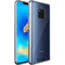 Mobify Huawei Mate 20 Pro Kılıf Şeffaf ve Sert Sararmaz Narvik Premium Kapak