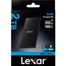 Lexar 2tb 1050MB/S USB 3.2 Taşınabilir SSD Harddisk LSL30001T