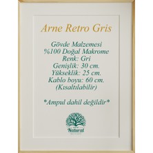 Yutedekor Arne'r Gri Avize, Salon Avize, Yatak Odası Avize, Çocuk Odası Avize, Bohem Avize