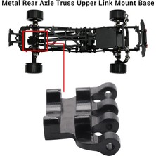 Uniicornns Metal Arka Aks Kafes Üst Bağlantı Sabitleme Kaidesi Eksenel SCX24 90081 C10 1/24 Rc Paletli Araba Yükseltme Parçaları Aksesuarları, 3 (Yurt Dışından)