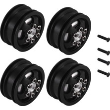 Uniicornns Metal Jant Hub Için Wpl C14 C24 C34 B14 B24 Jjrc Q61 Q62 4x4 4WD 1/16 Rc Kamyon Araba Yükseltme Aksesuarları Parçaları, Siyah (Yurt Dışından)