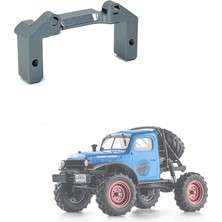 Uniicornns Fms FCX24 Için Metal Servo Dağı 1/24 Rc Paletli Araba Yükseltme Parçaları Yedek Aksesuarlar, Titanyum Renk (Yurt Dışından)