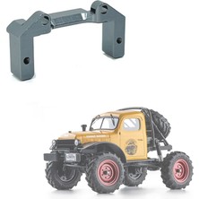 Uniicornns Fms FCX24 Için Metal Servo Dağı 1/24 Rc Paletli Araba Yükseltme Parçaları Yedek Aksesuarlar, Titanyum Renk (Yurt Dışından)