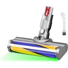 Whimwliesy Dyson V10 Slim V12 Kablosuz Temizleyici Sert Zemin Fırça Başlığı Için Toz Algılama Işığına Sahip Motorhead Elektrikli Süpürge Ek Parçaları (Yurt Dışından)