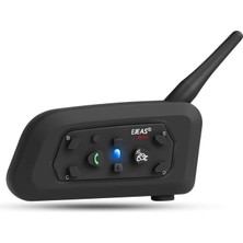 Ejeas V6 Pro Bluetooth Interkom Kulaklık  Tam Çift Yönlü Motosiklet Bağlantısı 6 Sürücüye Kadar