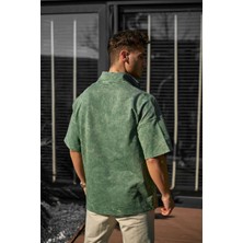 Moman Unisex Elan Prime Haki Fermuarlı T-shirt