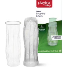 Playtex Baby™ Liners®  Anti-Kolik Sterilize Tek Kullanımlık Nurser Biberon Torbaları , 100 ADET,236 Ml, 6+ A