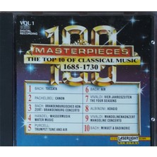 100 Masterpieces Vol.1 (1685 – 1730) CD