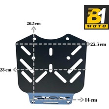 Honda Pcx 150 Arka Çanta Demiri Siyah 2011-2024 Uyumlu