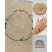 Yaşam Tohumu Florit Taşı Bileklik 4mm (45214)